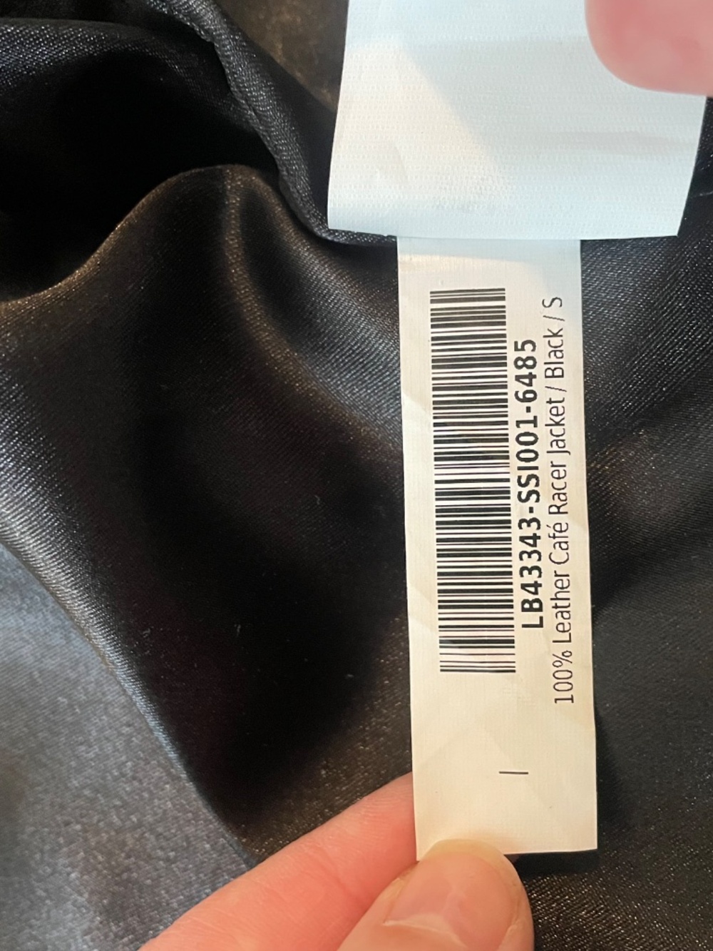 100% Leather Café Racer Jacket - Picture 12 of 12